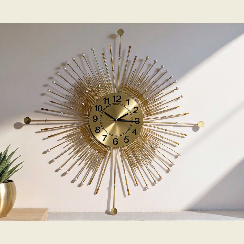 horloge doré 4 cotés 1