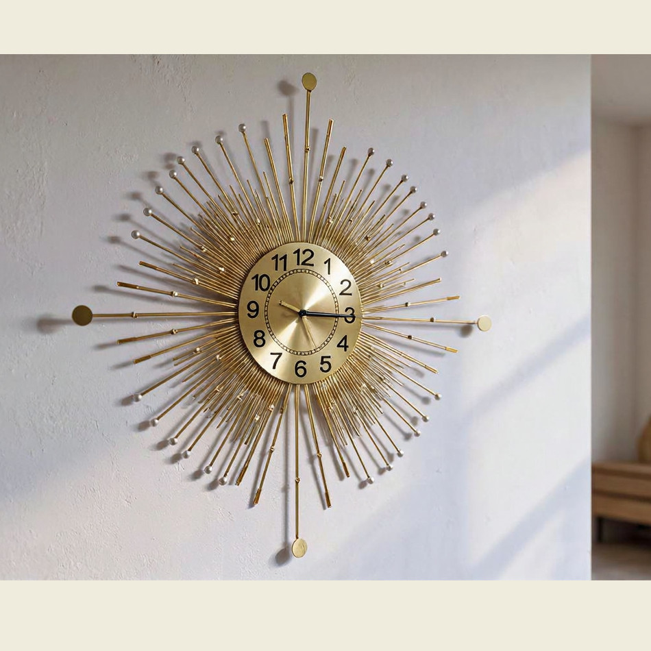 horloge doré 4 cotés 11