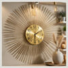 – Horloge Design dorée